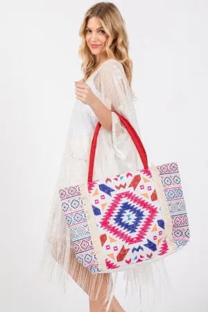 ❤️ GYPSY FOX-CCO ACCESSORIES-Abstract Pattern Tote Bag