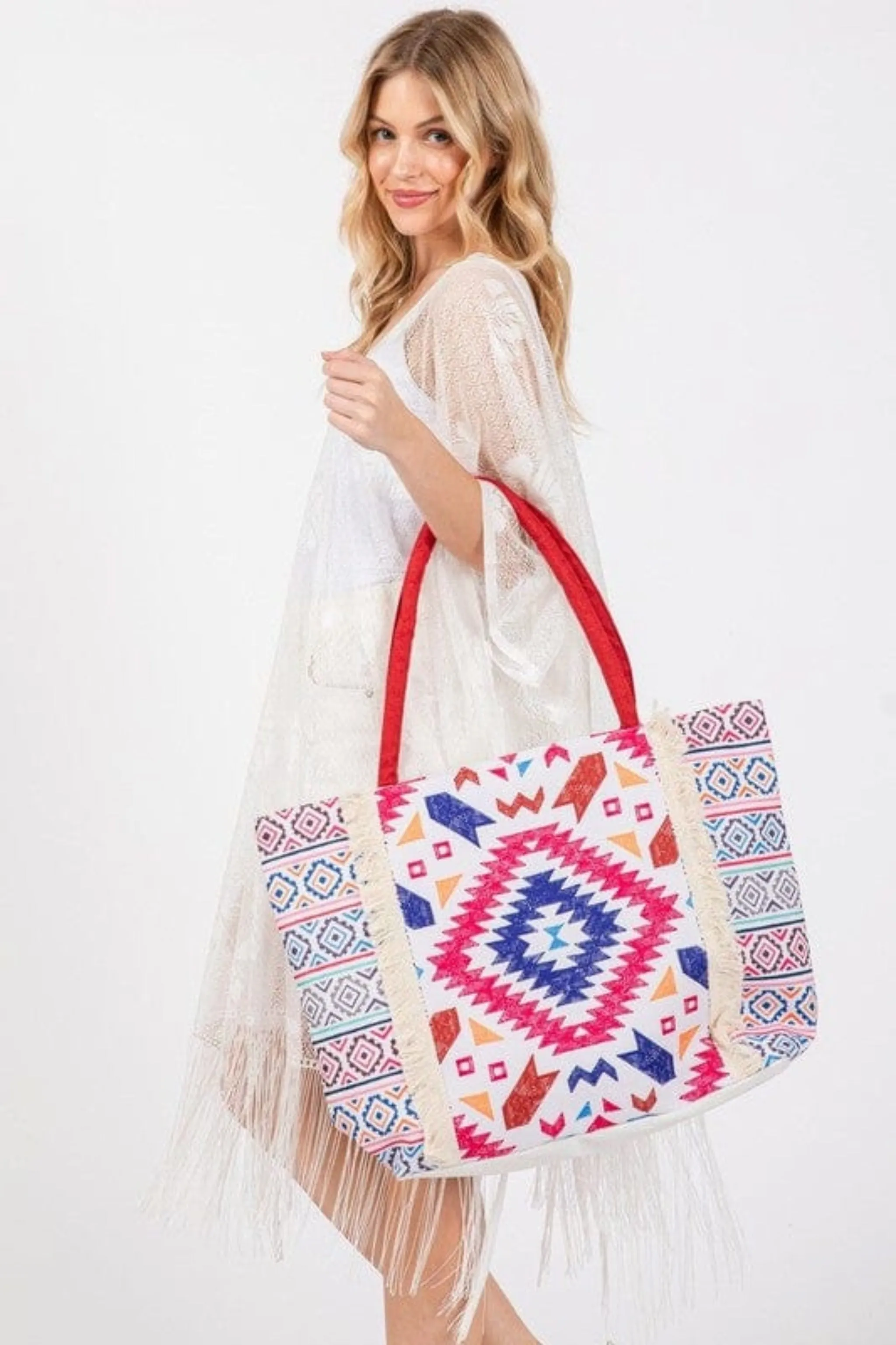 ❤️ GYPSY FOX-CCO ACCESSORIES-Abstract Pattern Tote Bag