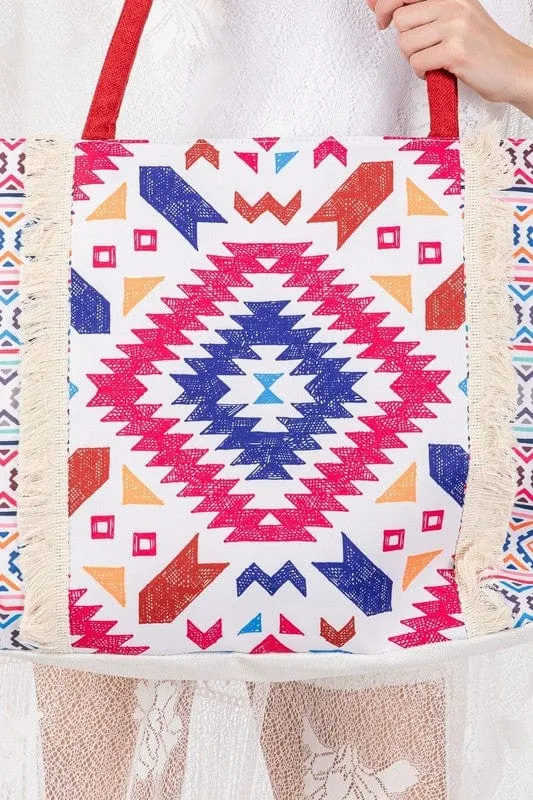 ❤️ GYPSY FOX-CCO ACCESSORIES-Abstract Pattern Tote Bag