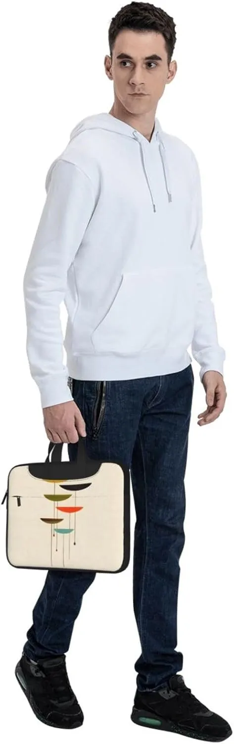 15.6-Inch Laptop Computer And Tablet Shoulder Bag Carrying Case,Business Casual,Music Note Patterns Print
