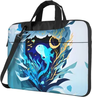 15.6-Inch Laptop Computer And Tablet Shoulder Bag Carrying Case,Business Casual,Outdoors Clare The Cliffs Print