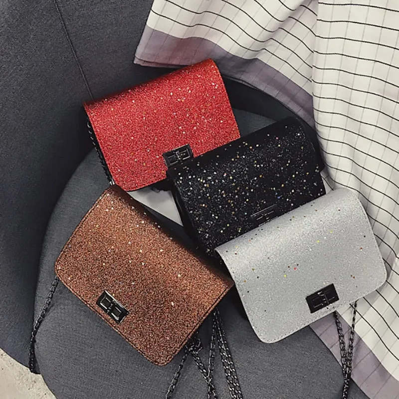 2019 New Chain Sequins Women Bag