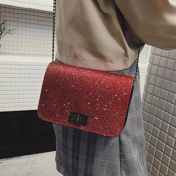 2019 New Chain Sequins Women Bag