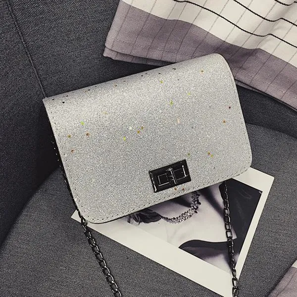 2019 New Chain Sequins Women Bag