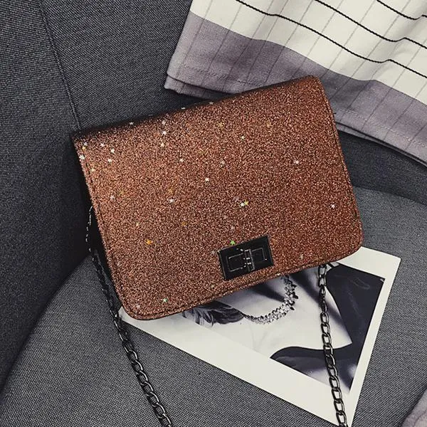 2019 New Chain Sequins Women Bag