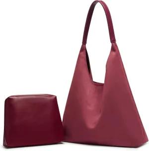2024 New Suede Hobo Bag for Women Slouchy Purse Fall Office Tote Handbag