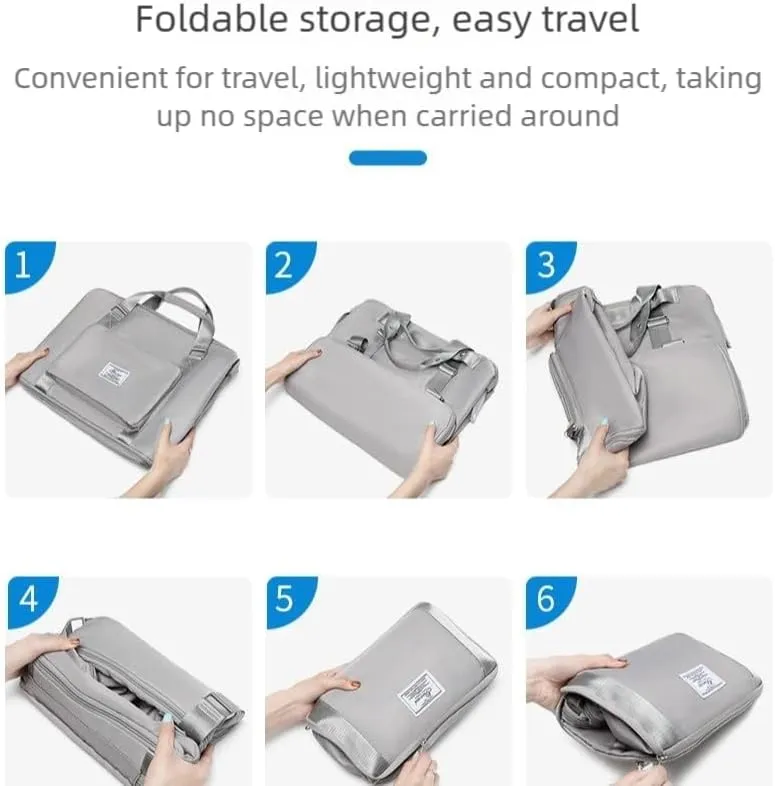 2025 new travel bag, sports and fitness, large-capacity expandable folding bag for production (green)