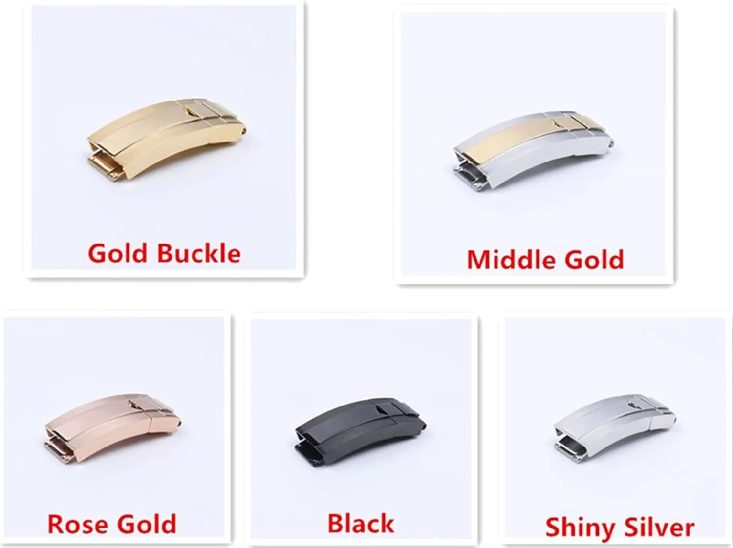 20mm Italian Cowhide Soft Watch Band Leather Watchband Suitable for Rolex Strap Daytona Submariner Deepsea GMT OYSTERFLEX Belt (Color : Blue, Size : Black Buckle)