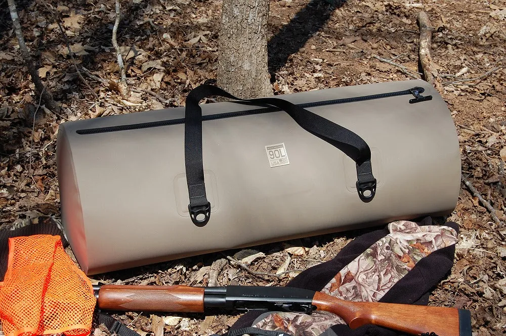 90L Waterproof USA Duffel - Coyote Brown