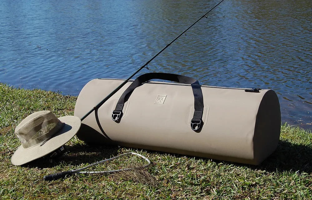 90L Waterproof USA Duffel - Coyote Brown