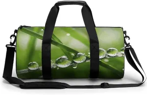 A Group of Water Droplets Sport Gym Duffle Travel Bag for Women Men Overnight Weekender Bag with Shoe Compartment,Wet Pocket, 17.7in/9in/9in, style