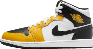 Air Jordan 1 Mid (DQ8426-701, Yellow Ochre/White/Yellow Ochre/Black)