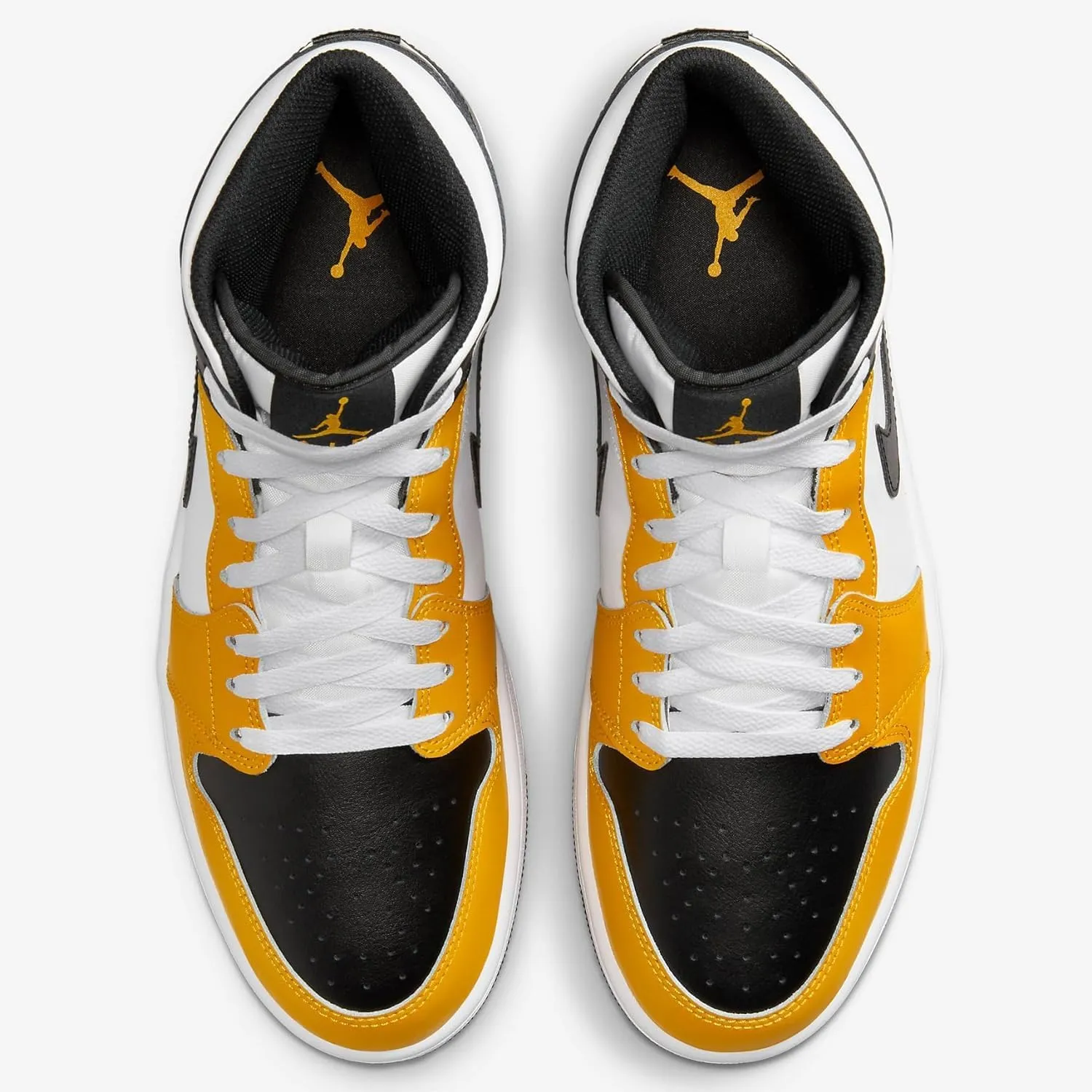 Air Jordan 1 Mid (DQ8426-701, Yellow Ochre/White/Yellow Ochre/Black)