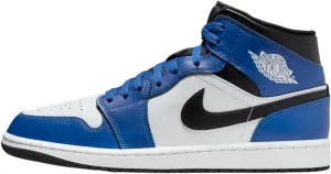 Air Jordan 1 Mid Men's Shoes (DQ8426-402, Game Royal/White/Black) Size 8.5