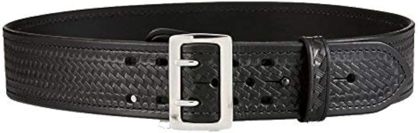 Aker Leather B01 Sam Browne Duty Belt, Full Leather-Lined, 2-1/4" Width