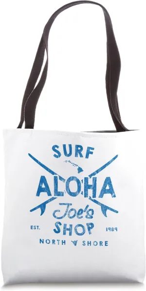 Aloha Joe's Haleiwa Surf Shop Board Rider Logo Tote Bag
