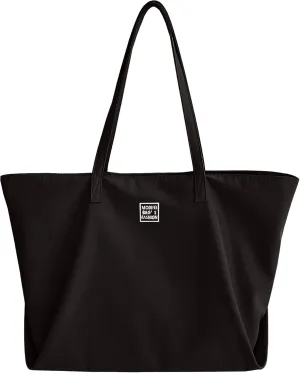 ALUWU Nylon Tote Bag for Women Waterproof Shoulder Handbag with Zipper