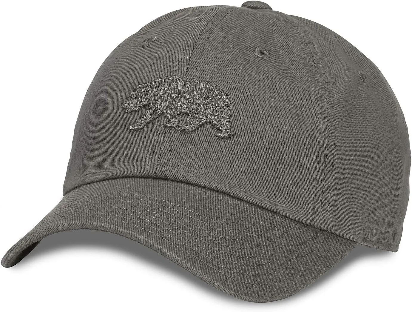 American Needle Cali Bear Tonal Ballpark Slouch Cotton Twill Adjustable Hat