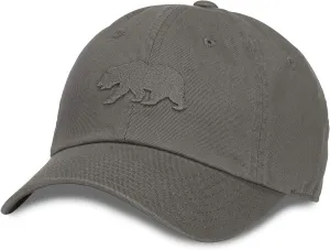American Needle Cali Bear Tonal Ballpark Slouch Cotton Twill Adjustable Hat