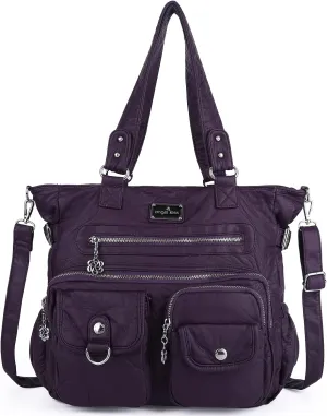 Angelkiss Purses and Handbag for Women Soft Leather Hobo Bags Satchel Shoulder Bags Ladies Tote Crossbody Bag