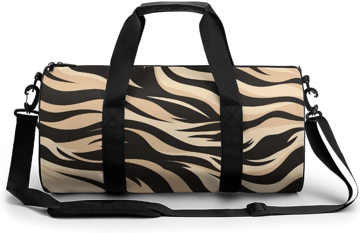 Animal Fur Sport Gym Duffle Travel Bag for Women Men Overnight Weekender Bag with Shoe Compartment,Wet Pocket, 17.7in/9in/9in, style-23
