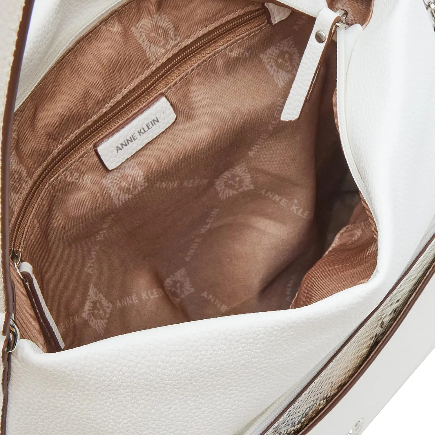 Anne Klein East West ak Hobo with Pouch