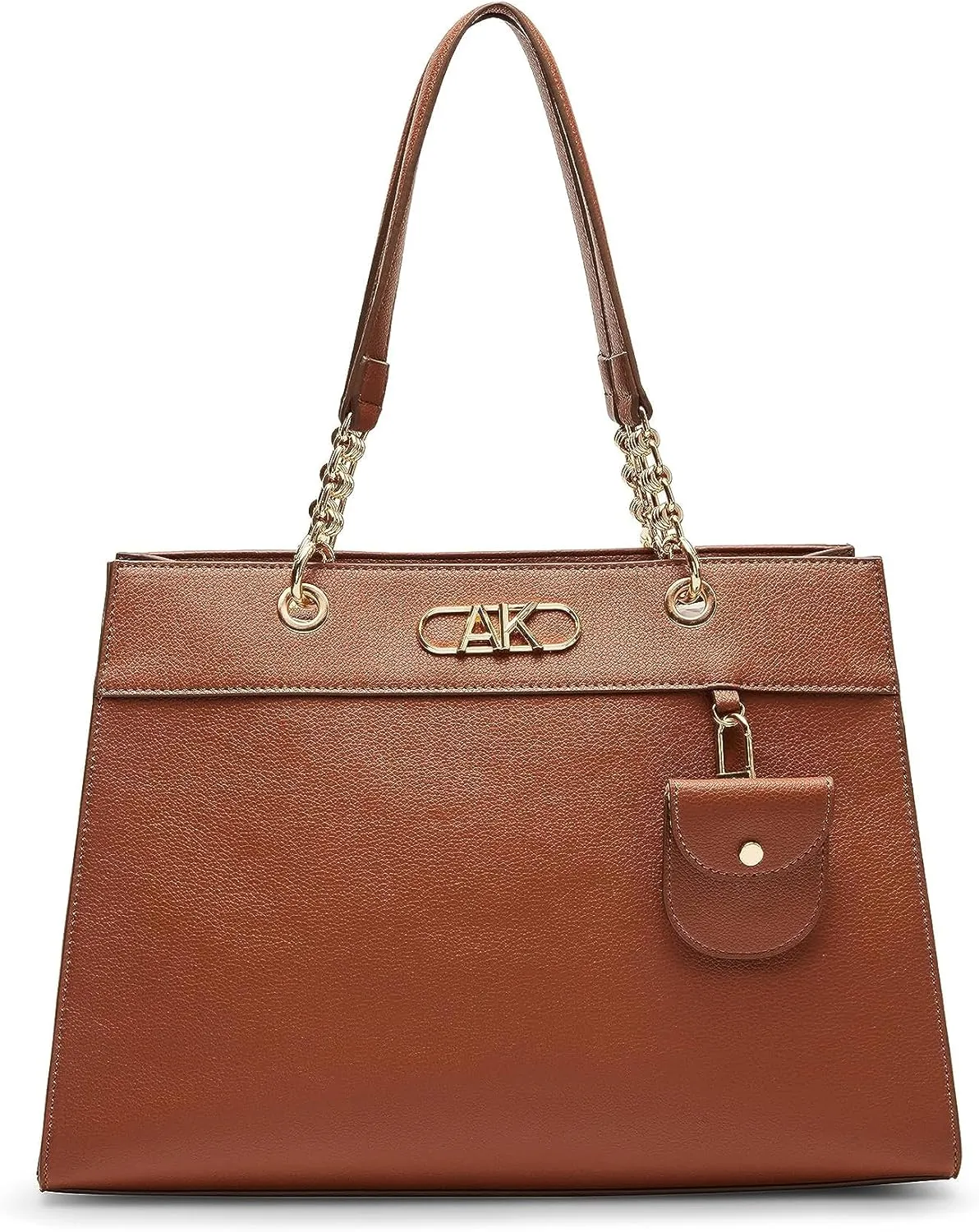 Anne Klein tote with AK bevel logo