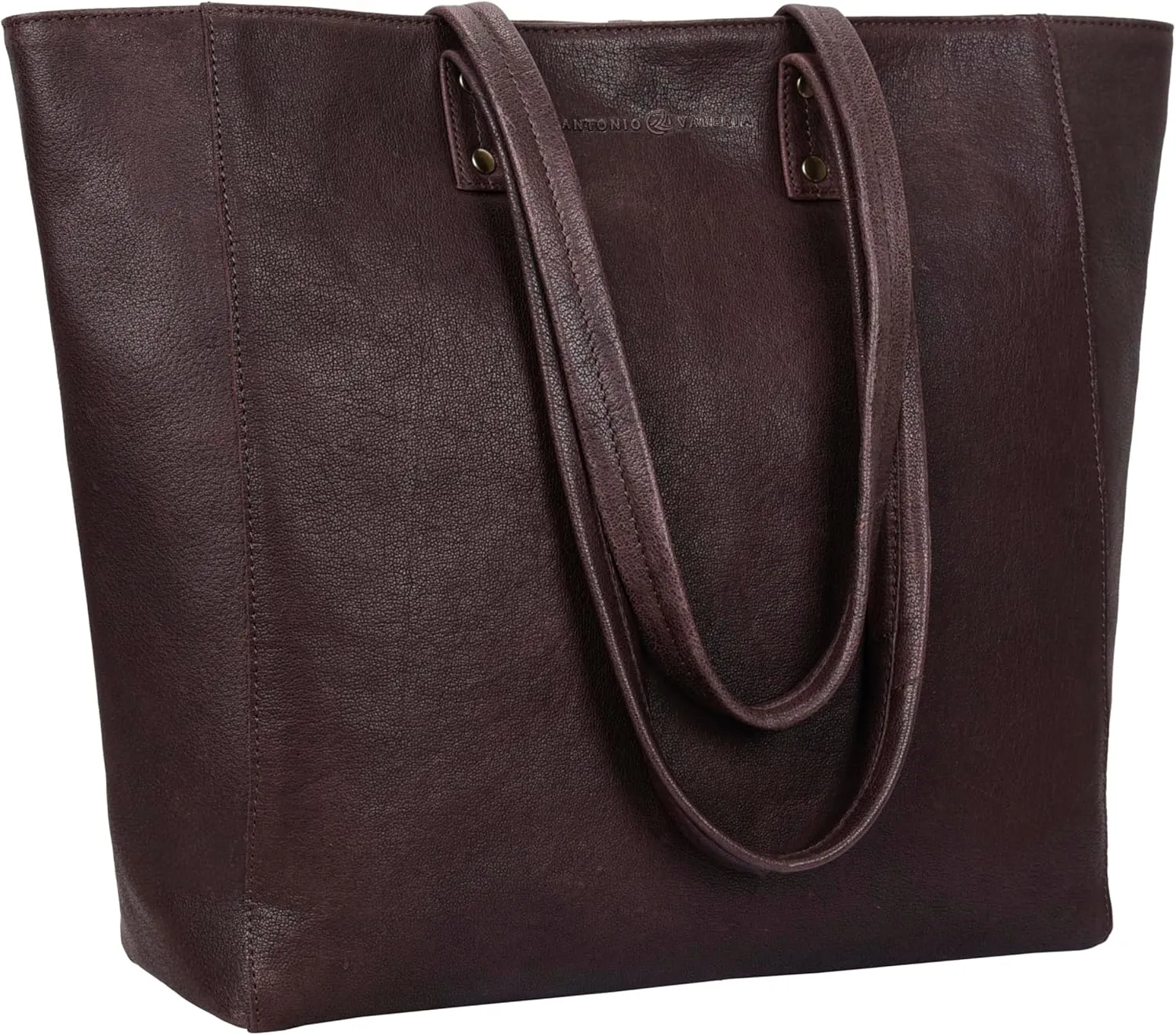 ANTONIO VALERIA Alexis Leather Tote/Top Handle Shoulder Bag for Women
