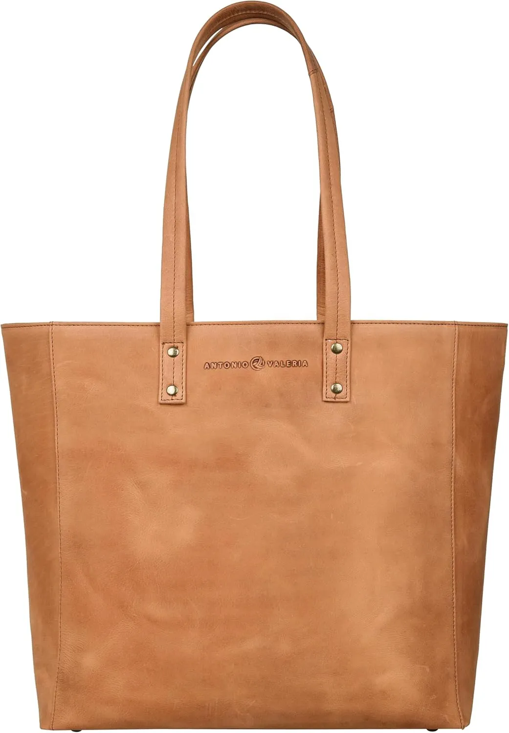 ANTONIO VALERIA Alexis Leather Tote/Top Handle Shoulder Bag for Women