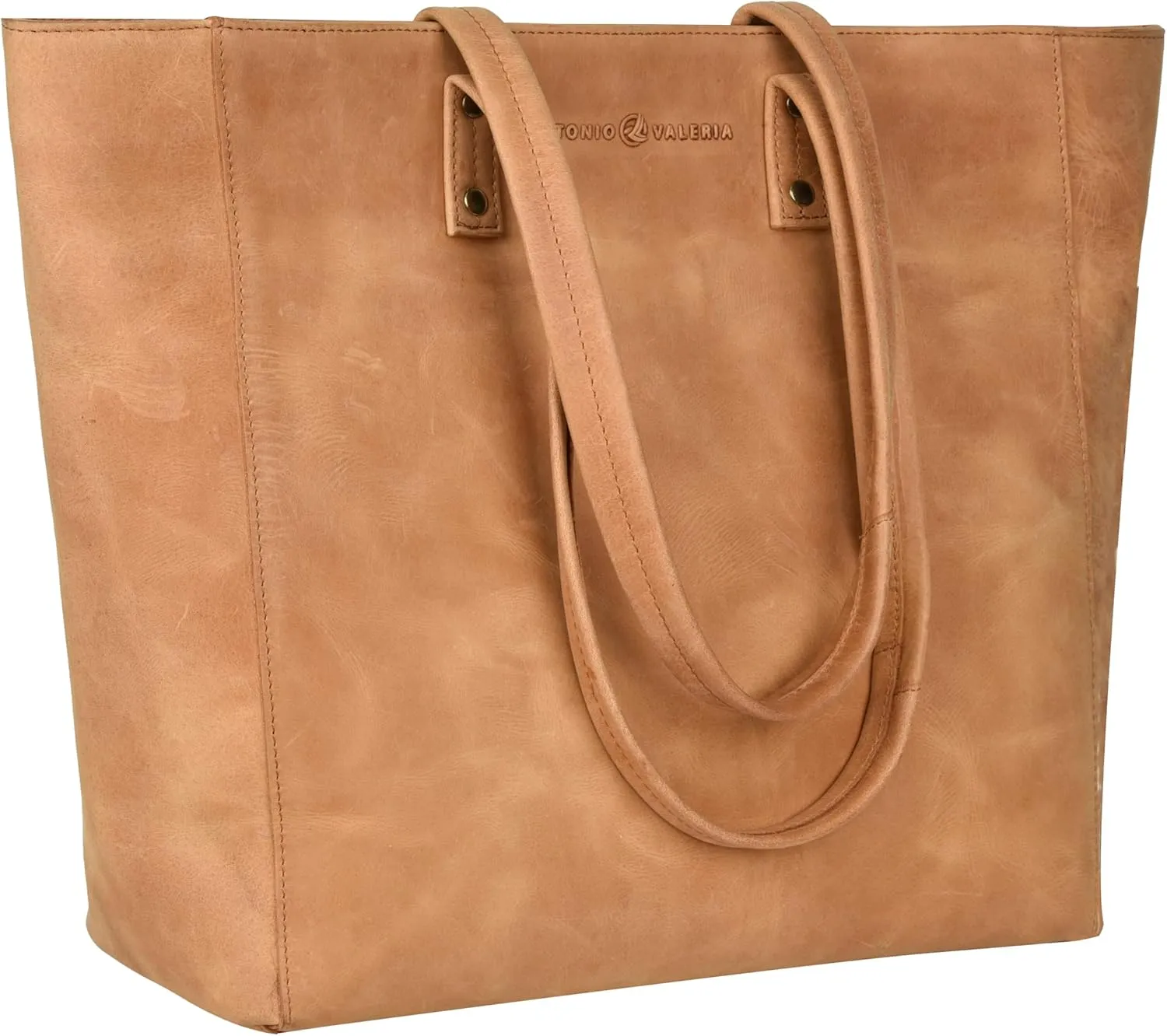 ANTONIO VALERIA Alexis Leather Tote/Top Handle Shoulder Bag for Women