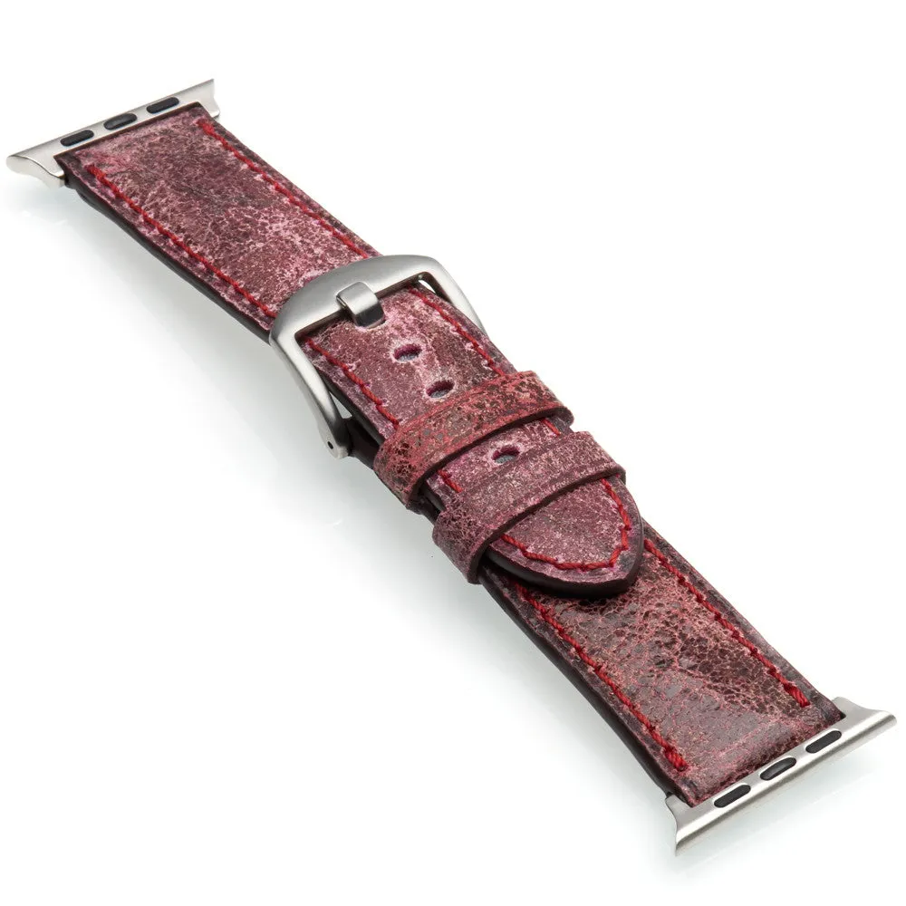 Apple Watch | Aged Vintage Leather Watch Band | Rugby