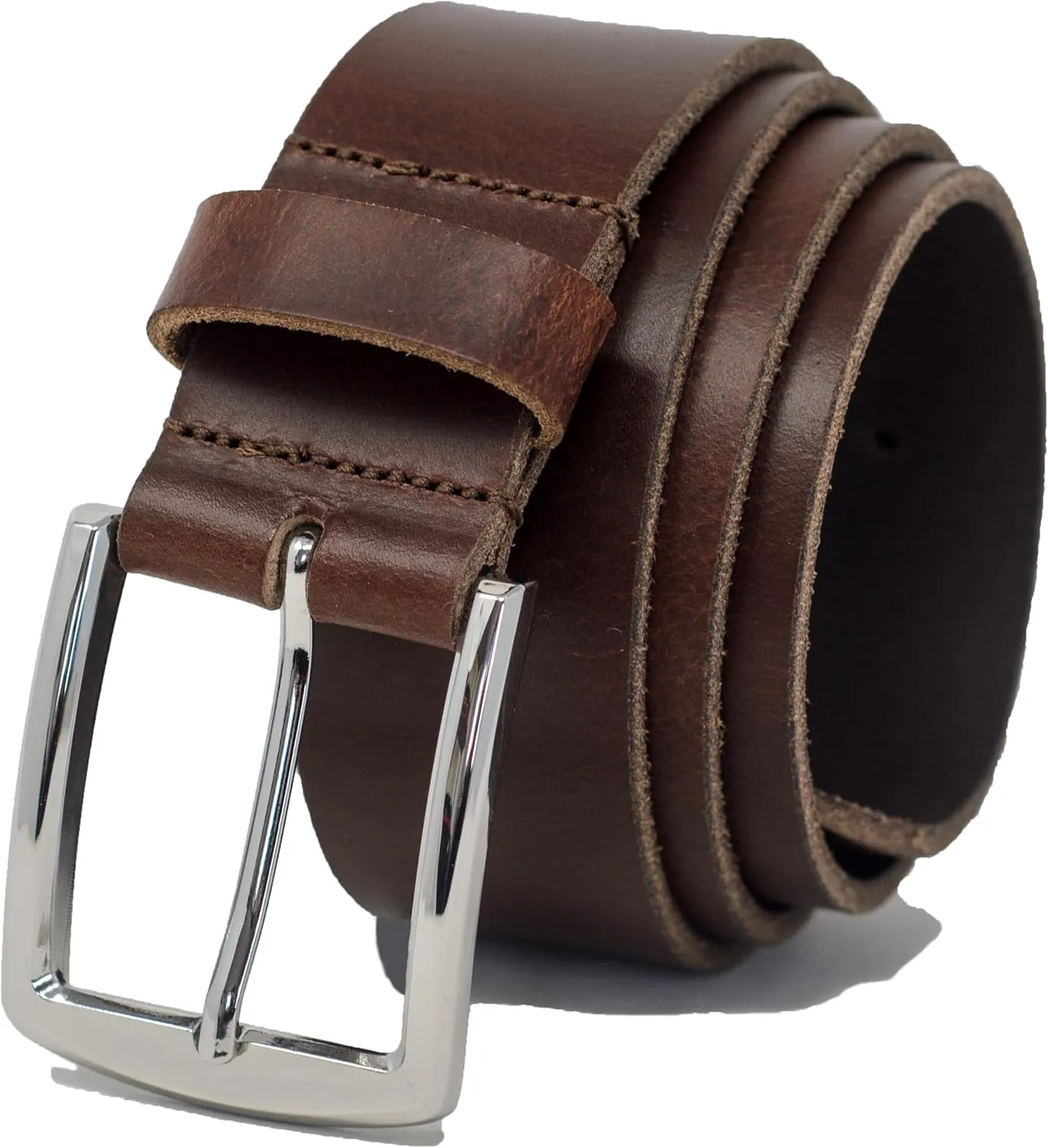 Ashford Ridge Made in England 40mm Full Grain Leather Belt with Classic Buckle