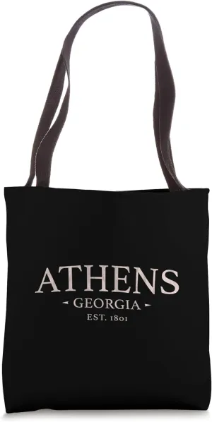 Athens Georgia - Simple Athens GA Tote Bag
