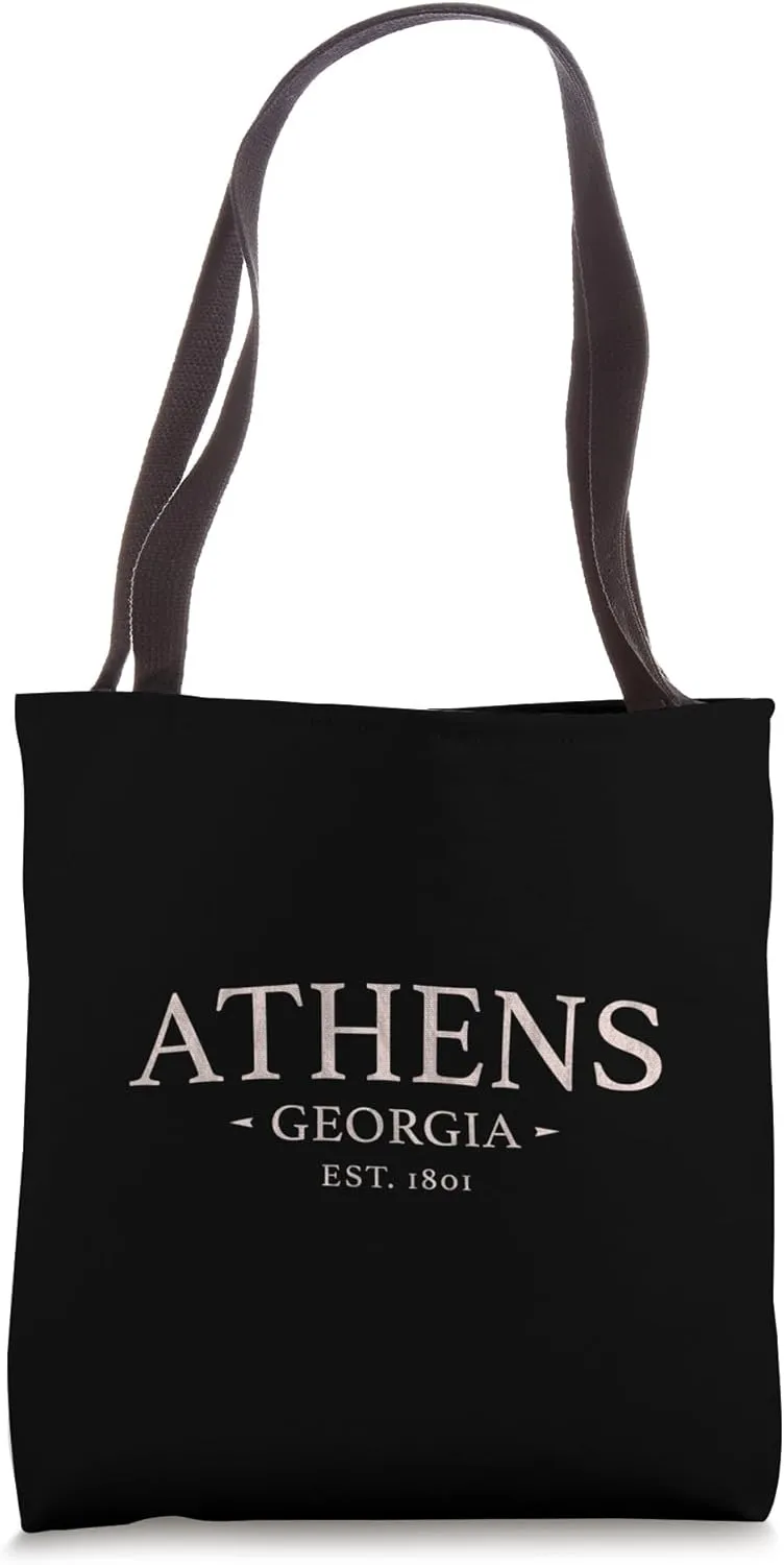 Athens Georgia - Simple Athens GA Tote Bag