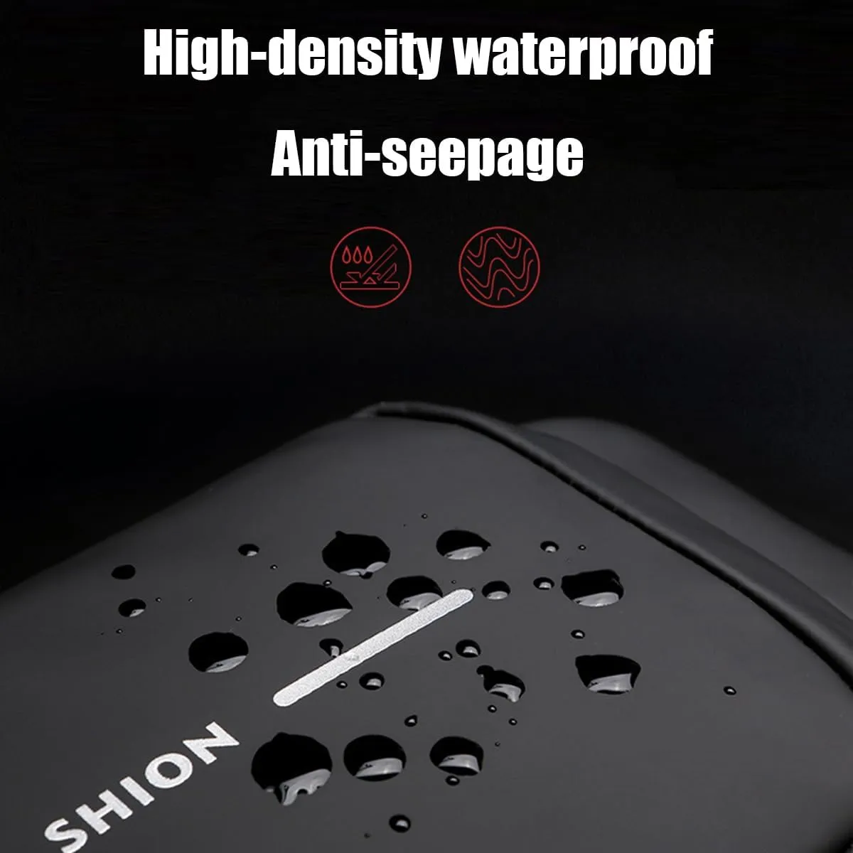 Auricz Leyweio Sling Bag,Carbon Fiber Streamline Anti-Theft Waterproof USB Charging Shoulder Crossbody Chest Backpack