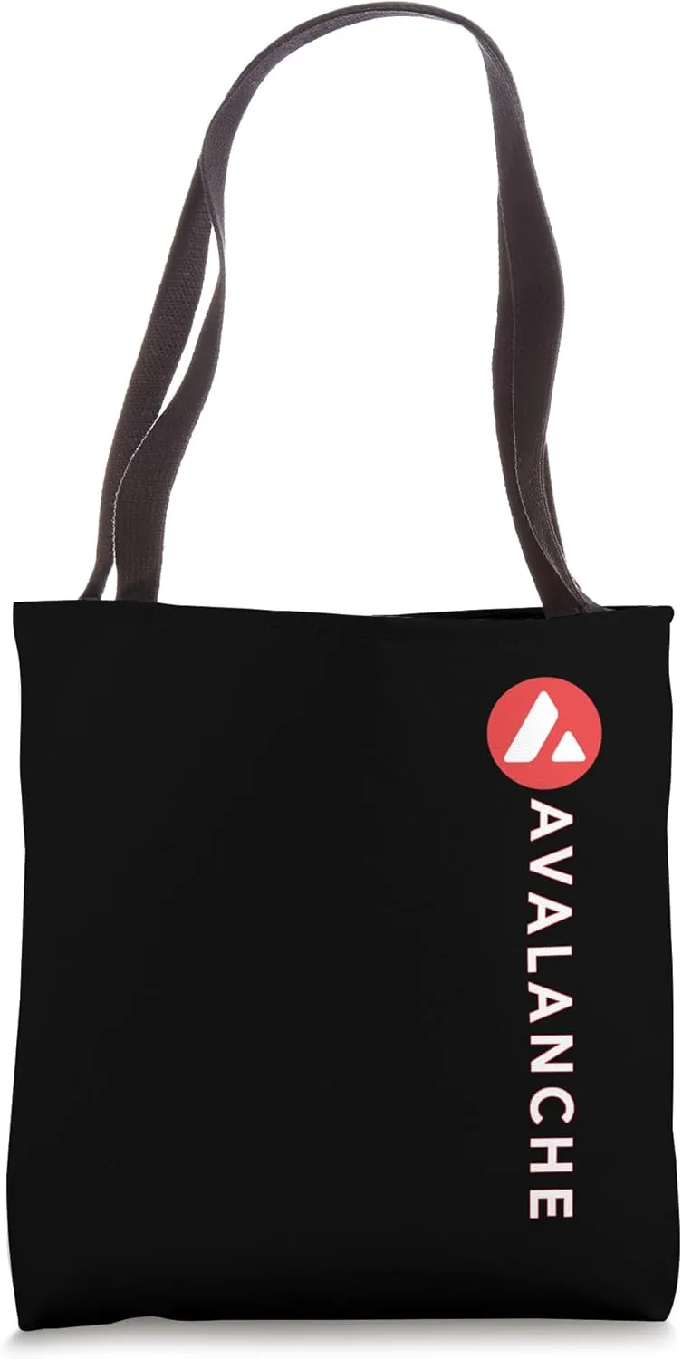 Avalanche AVAX Crypto Vertical Logo Classic Tote Bag