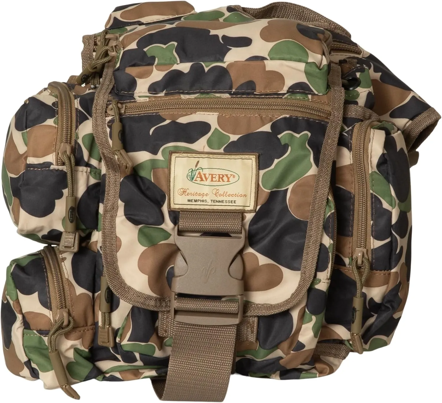 Avery Outdoors Messenger Bag – Durable Hunting & Travel Bag with Adjustable Shoulder Strap (Old School Camo)