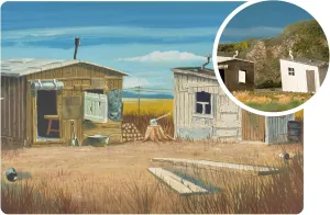 Bachmann Trains - PLASTICVILLE® U.S.A. 75TH Anniversary HOBO Shacks KIT - O Scale
