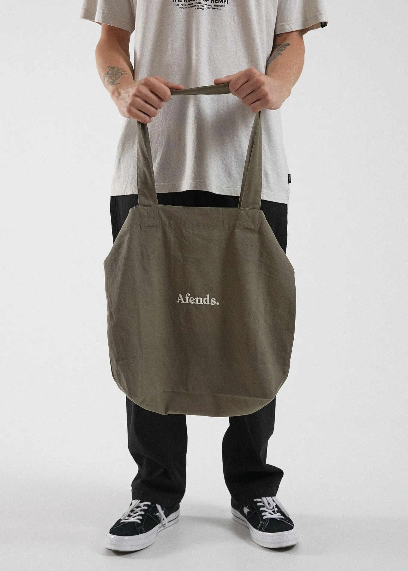 Bag - Seamless Up Afends Military Tote Sleek Perch - Unisex