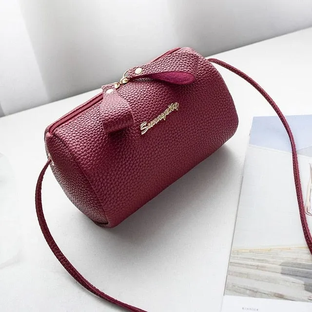 Bag Solid Zipper Casual Clutch Shoulder Bags Price-conscious  Crossbody Leather Bag Coin Phone Women Fashion PU Small MINOFIOUS Promotional Mini Messenger