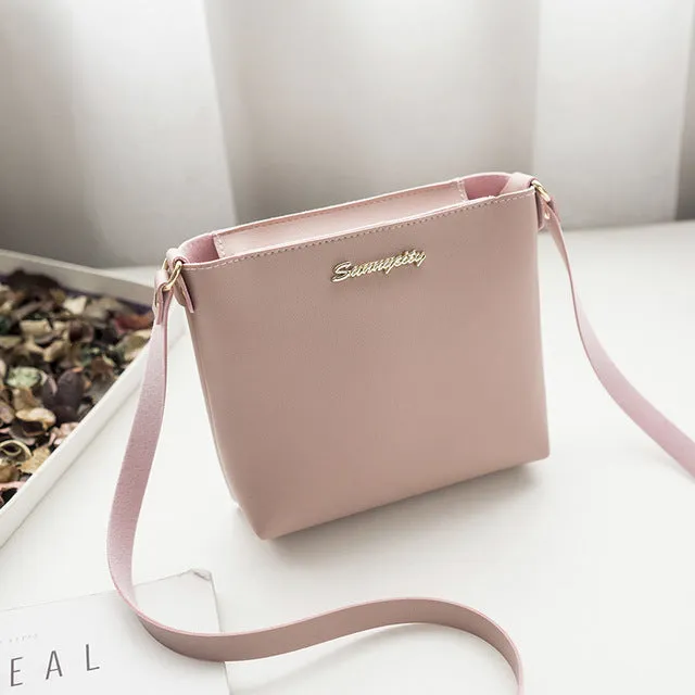 Bag Solid Zipper Casual Clutch Shoulder Bags Price-conscious  Crossbody Leather Bag Coin Phone Women Fashion PU Small MINOFIOUS Promotional Mini Messenger
