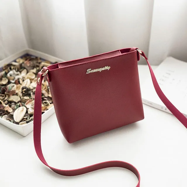 Bag Solid Zipper Casual Clutch Shoulder Bags Price-conscious  Crossbody Leather Bag Coin Phone Women Fashion PU Small MINOFIOUS Promotional Mini Messenger