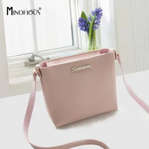 Bag Solid Zipper Casual Clutch Shoulder Bags Price-conscious  Crossbody Leather Bag Coin Phone Women Fashion PU Small MINOFIOUS Promotional Mini Messenger