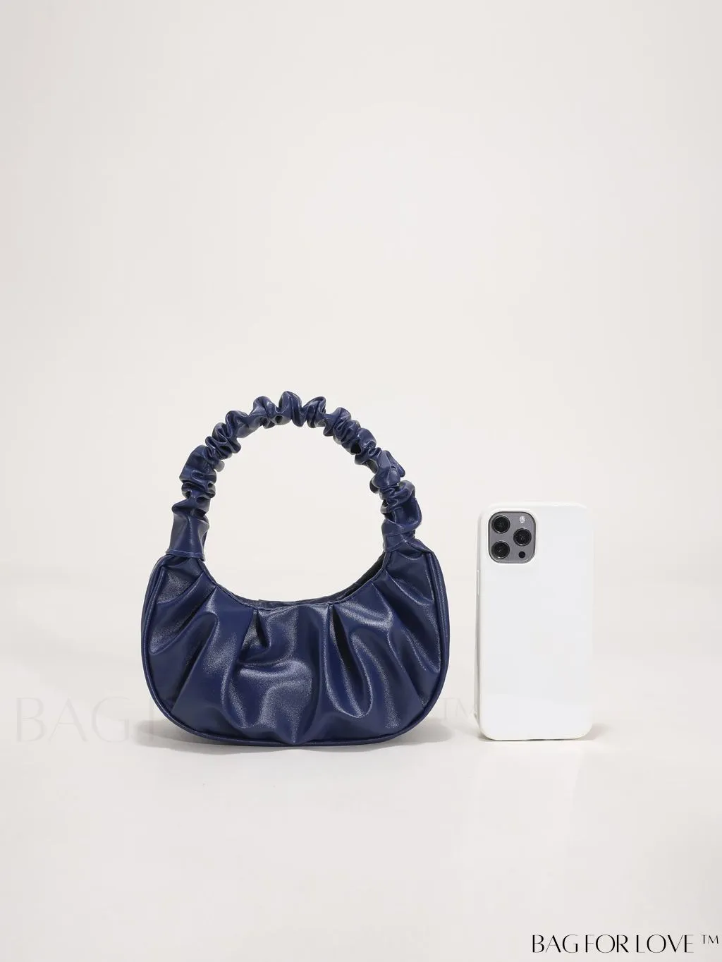BagForLove - Chic Mini Ruched Bag with Stylish Bag Charm