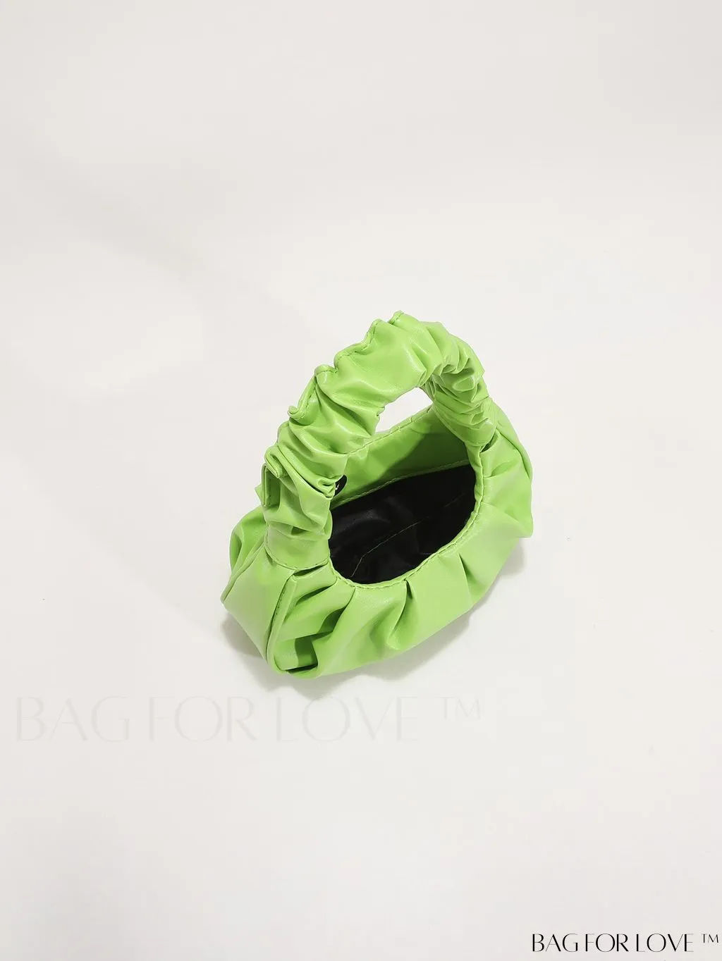 BagForLove - Chic Mini Ruched Bag with Stylish Bag Charm
