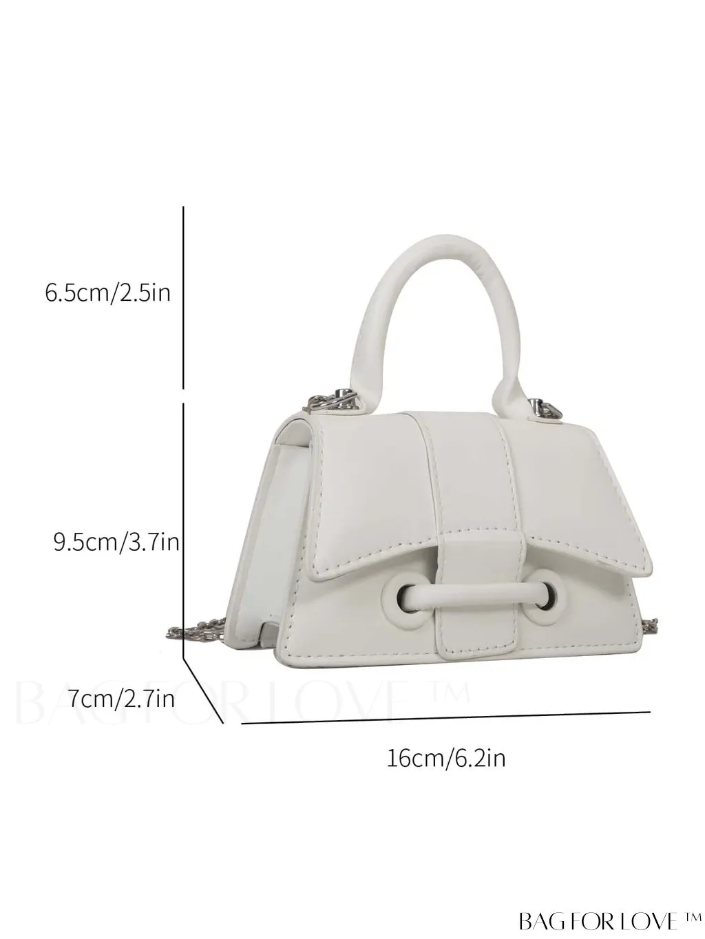 BagForLove - Compact Chain Square Handbag: Perfect for Phones, Lipstick, and Keys
