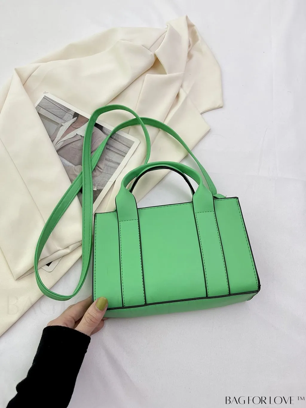 BagForLove - Letter Print Womens Mini Square Crossbody Bag