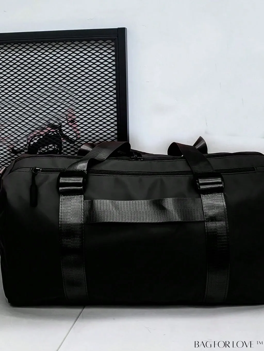 BagForLove - Medium Gym Travel Bag with Stylish Letter Graphics