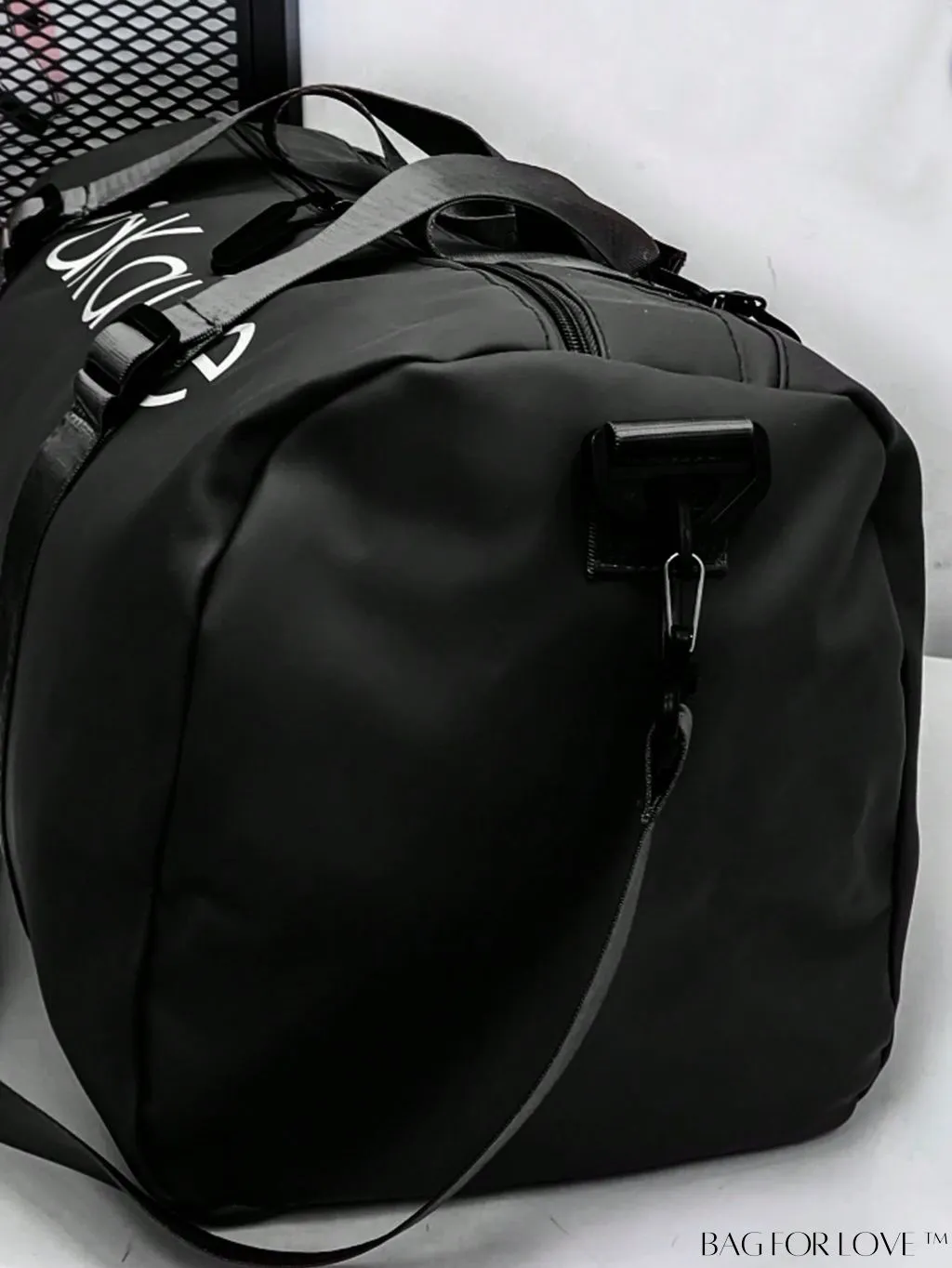 BagForLove - Medium Gym Travel Bag with Stylish Letter Graphics