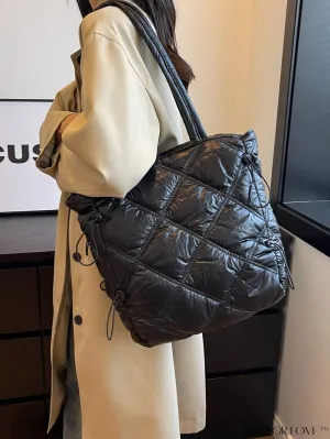 BagForLove - Premium Stitched Tote Bag with Drawstring - Large Capacity for Commuting